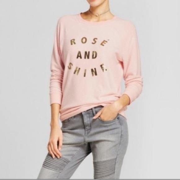 Grayson/Threads Rose and Shine soft Sweatshirt Size XL Cozy Loungewear Comfy - Picture 3 of 8